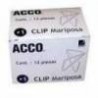 CLIP ACCO GIGANTE NO.1 INOX. C 12 CLIPS INST