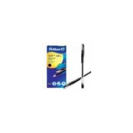 BOLíGRAFO PELIKAN SOFT GEL NEGRO C 12 PZAS