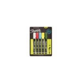 MARCADOR SHARPIE CHALK PARA VIDRIO C 5 PZAS