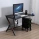 ESCRITORIO DE TRABAJO NEXTEP HOGAR OFICINA BASE METáLICA 115X73CM COLOR NEGRO