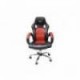 SILLA GAMER NACEB TECHNOLOGY WARPANTHER, GAMER, ASIENTO ACOLCHADO, NEGRO NARANJA, POLIURETANO