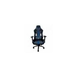 SILLA GAME FACTOR LEATH-AIRE RECLINABLE 4D, METAL NEGRA AZUL CGC650 BL