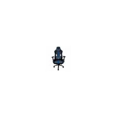 SILLA GAME FACTOR LEATH-AIRE RECLINABLE 4D, METAL NEGRA AZUL CGC650 BL