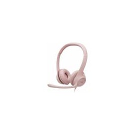 AUDíFONOS LOGITECH USB H390 PARA COMPUTADORA CON AUDIO DíGITAL MEJORADO CONTROL EN CABLE COLOR ROSA