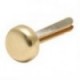 BROCHE LATONADO BARRILITO TIPO ALEMáN 30MM C 100 PZAS