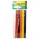 BARRAS DE SILICóN BARRILITO 7MM COLORES SURTIDOS BOLSA C 12 PZAS