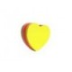 NOTAS ADHESIVAS MAE FIG CORAZON NEON 64X67MM 5 COLORES 250H