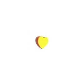 NOTAS ADHESIVAS MAE FIG CORAZON NEON 64X67MM 5 COLORES 250H