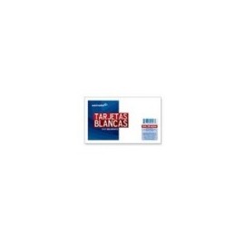 TARJETA ESTRELLA BIBLIOGRAFICA 3X5 BLANCA C 100