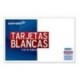 TARJETA ESTRELLA TRABAJO 5X8 BLANCA C 100