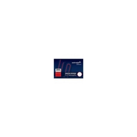 TARJETA ESTRELLA HEMEROGRAFICA 100 HJS 4X6 BLANCA