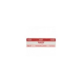 CLIP BACO NIQUELADO 2 C 100 CLIPS PQTE C 10