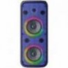 BAFLE STEREN DOBLE 8  600W PMPO PROFESIONAL BATERíA RECARGABLE LUZ LED