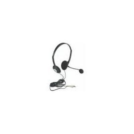 AUDIFONOS DIADEMA AJUSTABLE  MICROFONO CONTROL DE VOLUMEN 3.5MM