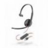 DIADEMA PLANTRONICS BLACK WIRE C3210 USB-A MONAURAL NEGRA(209744-101)