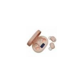 AUDÍFONOS BLUETOOTH TWS CHERRY CON INDICADOR DE CARGA PERFECT CHOICE ROSA