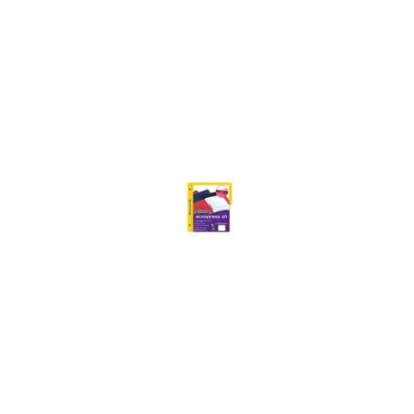 CARPETA ACCO PRESS MC P4552 CARTA AMARILLO C 10