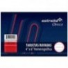 TARJETA ESTRELLA HEMEROGRAFICA 100 HJS 4X6 BLANCA