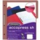 CARPETA ACCO PRESS MC PAPEL CARTA COLOR CAOBA C 10 PZAS