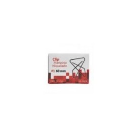 CLIP MARIPOSA NIQUELADO NEXTEP 1 60MM 12 CLIPS