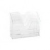 ORGANIFOLDER SABLON DE PARED CRISTAL 3 ESPACIOS