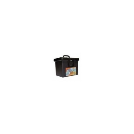 ORGANIFOLDER PLáSTICO SABLON CARTA NEGRO  C CERRADURA