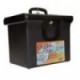 ORGANIFOLDER PLáSTICO SABLON CARTA NEGRO  C CERRADURA