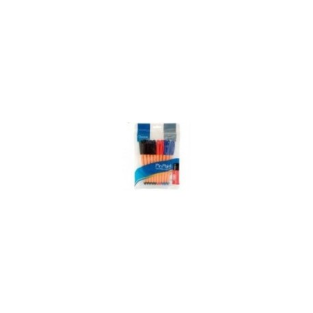BOLíGRAFO AZOR PIN POINT REDONDO PUNTA AGUJA FINA 0.7 MM COLORES SURTIDOS C 10