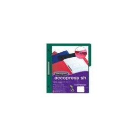 CARPETA ACCO PRESS SH M C CARTA VERDE OBSCURO NP C 10