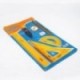 JUEGO DE GEOMETRIA BACO 5470 ELASTIK IRROMP COMPAS 600