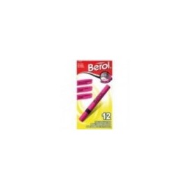 RESALTADOR BEROL ROSA PQTE 12