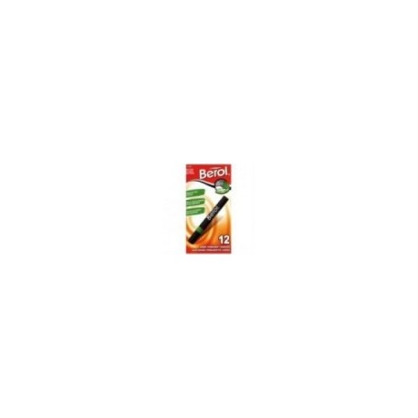MARCADOR BEROL PERMANENTE VERDE C 12