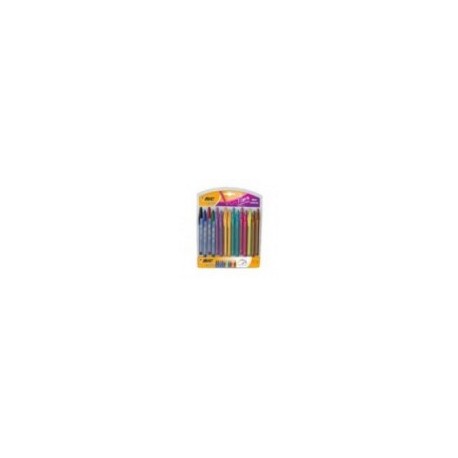 BOLIGRAFO BIC CRISTAL FASHION SURTIDOS C 15 1.2MM
