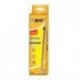 LAPIZ BIC EVOLUTION HB2 AMARILLO RESINA C 12
