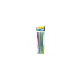 LIMPIAPIPAS BARRILITO COLORES ESTáNDAR BOLSA C 30 PZAS