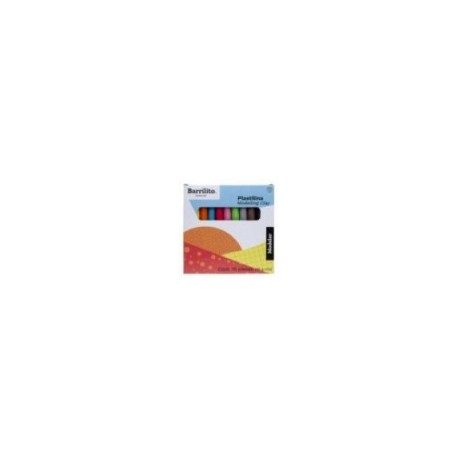 PLASTILINA BARRILITO COLORES SURTIDOS 180 G CAJA C 10 BARRAS