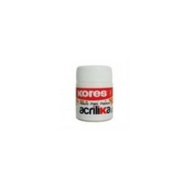 PINTURA ACRILICA KORES 20 ML BLANCO C 12 BOTES