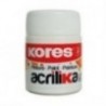 PINTURA ACRILICA KORES 20 ML BLANCO C 12 BOTES