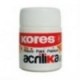 PINTURA ACRILICA KORES 20 ML BLANCO C 12 BOTES