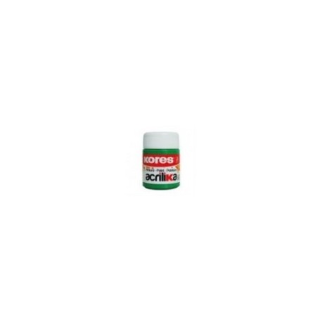 PINTURA ACRILICA KORES 20 ML VERDE C 12 BOTES