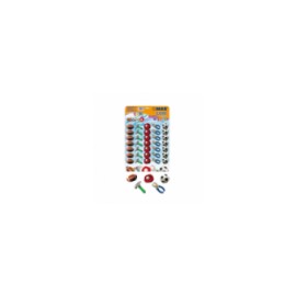 GOMA MAE FIGURAS DEPORTES HERRAMIENTAS BLISTER 35 PIEZAS