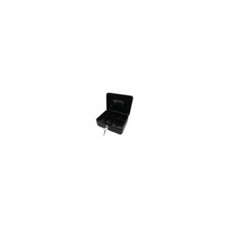 CAJA DINERO NEXTEP METáLICA MEDIANA 20CM COLOR NEGRO