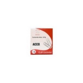 CLIP ACCO ESTANDAR NO.3 INOXIDABLE 100CLIPS C 10