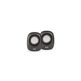BOCINA PARA PC 2.0 GHIA   NEGRA   AUDIO 3.5MM   ALIMENTACION USB   2W X2