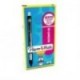 BOLíGRAFO GEL PAPERMATE ECO BARRIL REDONDO PUNTO FINO COLOR NEGRO C 6 PZAS