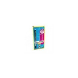 BOLíGRAFO GEL PAPERMATE ECO BARRIL REDONDO PUNTO FINO COLOR ROJO C 6 PZAS