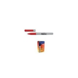 MARCADOR PERMANENTE SIGNAL XTRA 40002 PUNTA CINCEL COLOR ROJO C 12 PZAS
