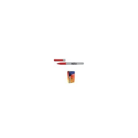MARCADOR PERMANENTE SIGNAL XTRA 40002 PUNTA CINCEL COLOR ROJO C 12 PZAS