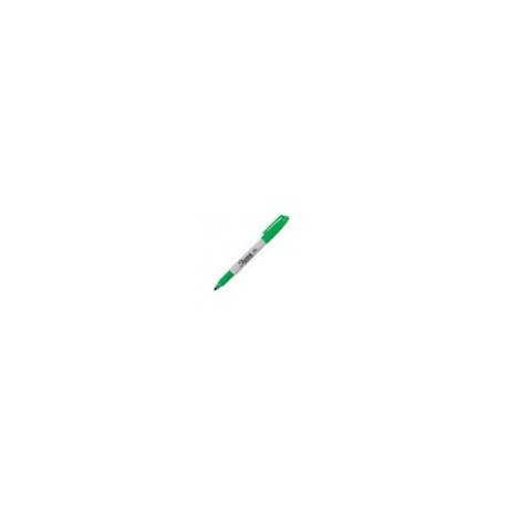 MARCADOR SANFORD 30004 SHARPIE FINO VERDE PERMANENTE C 12
