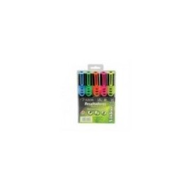 MARCADOR RESALTADOR VISIóN PLUS COLORES SURTIDOS ESTUCHE C 5 PZAS